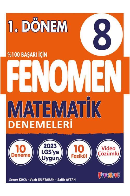 Fenomen Çocuk Fenomen 8. Sınıf 1. Dönem Matematik Denemeleri (10 Deneme)