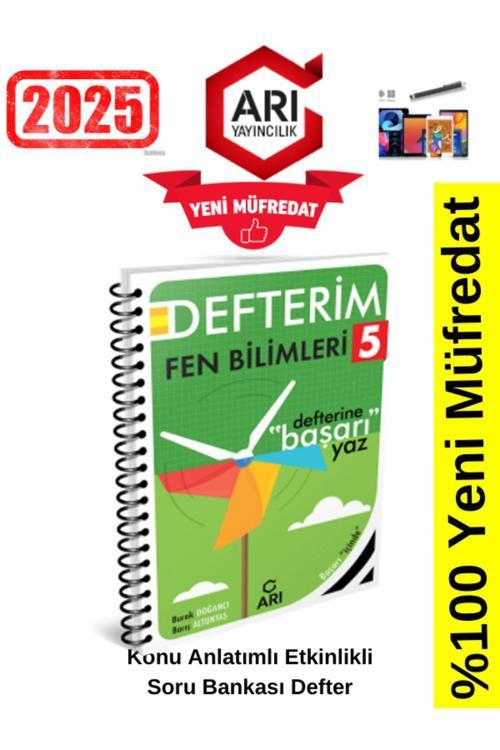 Arı Yayınları 2025 5.Sınıf Fenito Fen Konu Anlatımlı Etkinlik Defter+Kalem