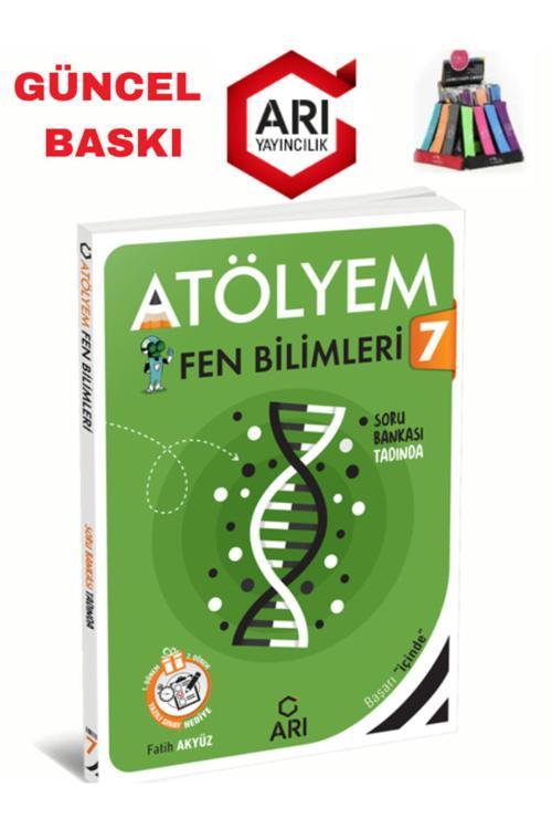 Arı Yayınları Güncel 7.Sınıf Atölyem Fen Bilimleri Soru Bankası+Yazılı Eki+Kalemlik