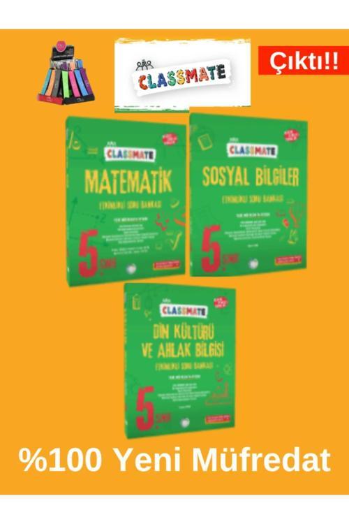 2025 Güncel 5.sınıf Matematik-sosyal-din %100 Yeni Müfredat Soru Bankası Kalemlik
