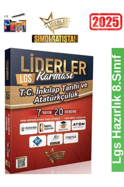 LİDERLER KARMASI YAYINLARI 8.Sınıf İnkılap Tarihi 7 Yayın 20 li Branş Deneme+Android Kalem