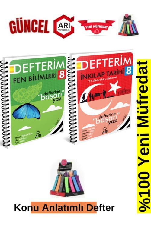 2025 Arı Yayınları 8.Sınıf Fen-İnk.Tarihi Konu Anlatımlı Soru Bankası Defter+Kalemlik