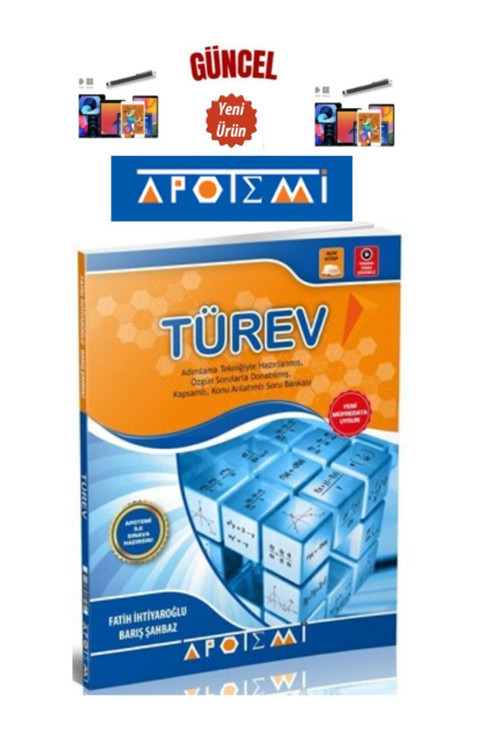 Güncel Yeni Müfredat Türev Konu Anlatımlı Soru Bankası+Dokunmatik Kalem