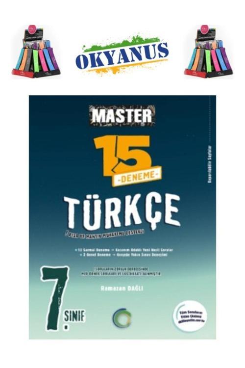 Güncel 7.Sınıf  Master Türkçe 15 Deneme+Cambridge Kalemlik