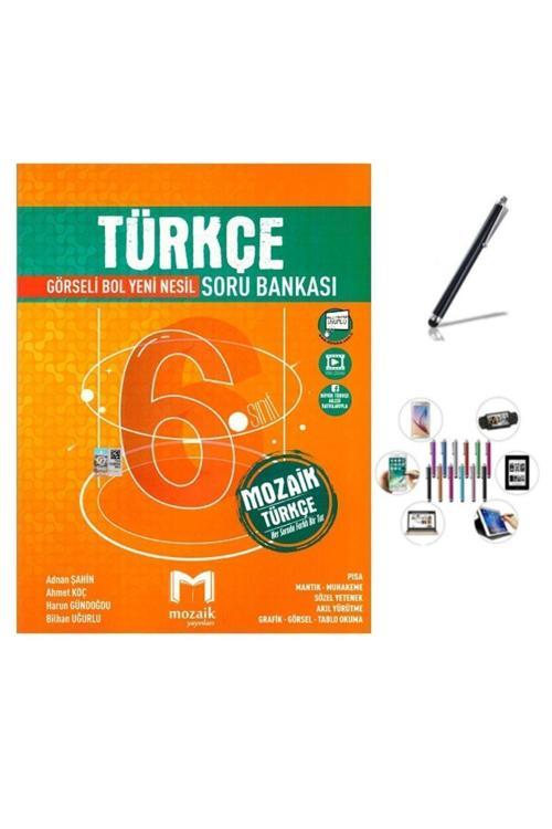 Mozaik Güncel 6. Sınıf Türkçe Soru Bankası Güncel+Dokunmatik Kalem