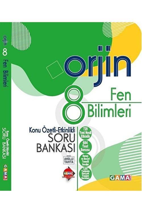 Gama Yayınları 8. Sınıf Orjin Fen Bilimleri Konu Özetli Soru Bankası / 9786057790545