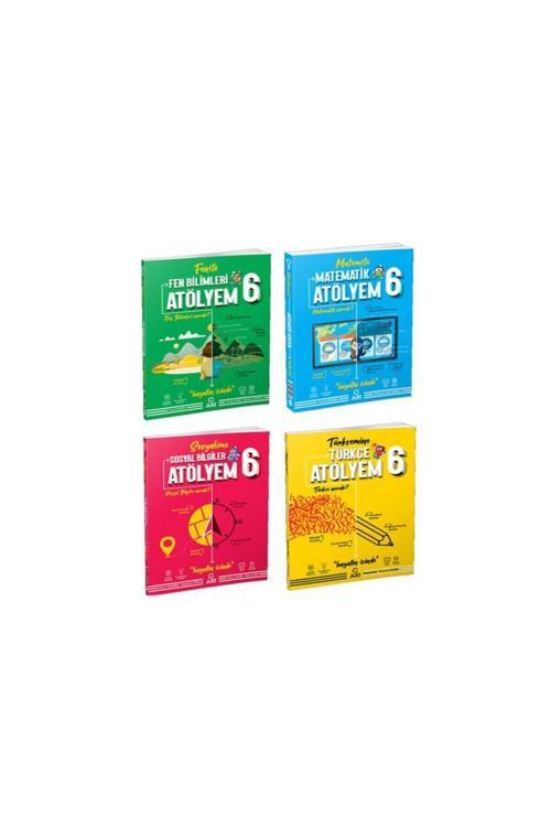 Arı Yayıncılık Arı Yayınları 6. Sınıf Atölyem Fen Bilimleri-Matematik-Sosyal Bilgiler-Türkçe Set