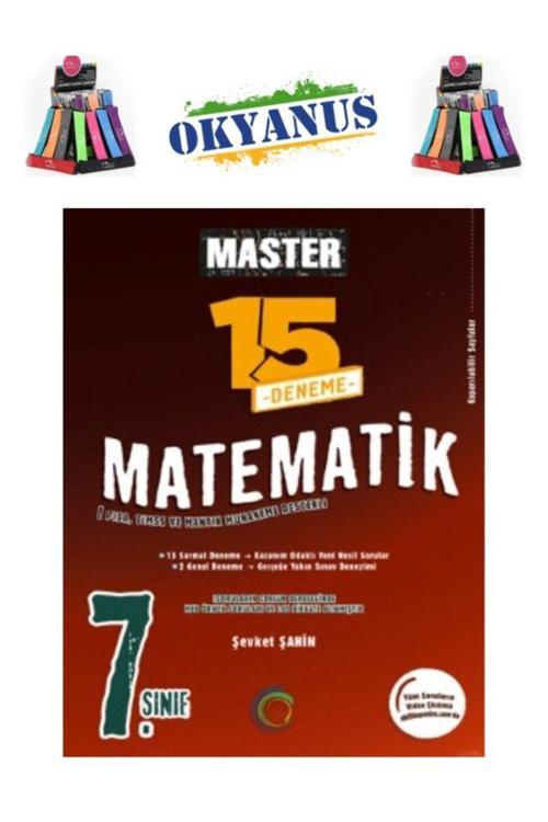Güncel 7.Sınıf Matematik 15 Deneme+Cambridge Kalemlik