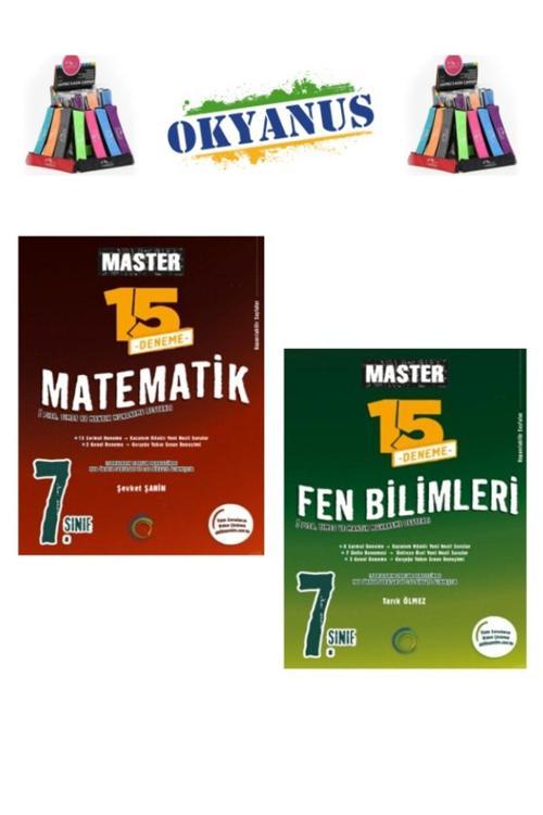 Güncel 7.Sınıf Matematik 15 Deneme+Fen 15 Deneme Seti Cambridge Kalemlik