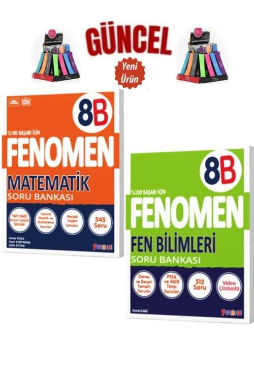 Güncel 8.Sınıf Matematik-Fen Bilimleri (B)545-512 Soru(Zor)Soru Bankası Seti+Kalemlik