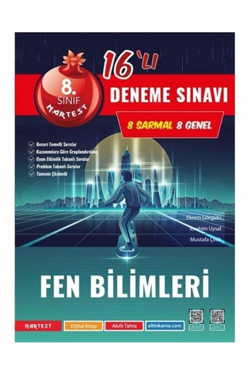 Nartest Yayınevi Nartest Yayınları 8. Sınıf Mod 16'Lı Fen Bilimleri Deneme