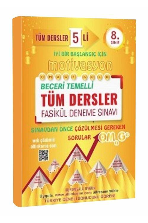 Nartest Yayınevi Nartest Yayınları 8. Sınıf Omega Motivasyon Tüm Dersler 5 Li Genel Fasikül Deneme Sınavı