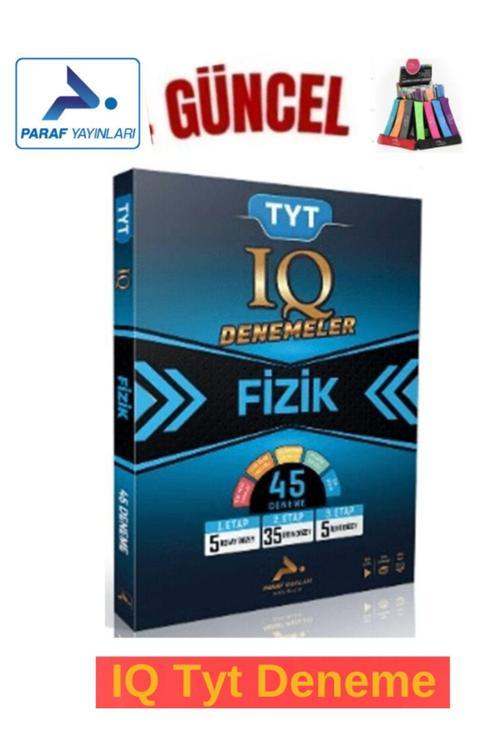 Güncel Paraf Fizik 45 Branş  IQ Deneme Seti+Kalemlik
