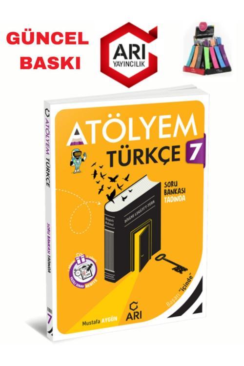 Arı Yayınları Güncel 7.Sınıf Atölyem Türkçe Soru Bankası+Yazılı Eki+Kalemlik