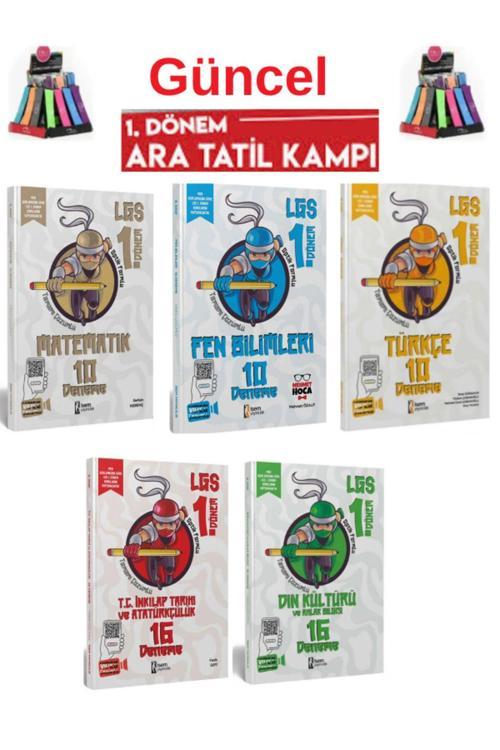 İsem Yayınları 8.Sınıf 1.Dönem Mat-Türkçe-Fen-İnk.Tarihi-Din Deneme Seti+Kalemlik