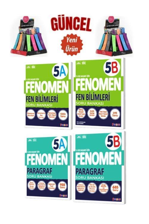 GÜNCEL FENOMEN 5.SINIF FEN--PARAGRAF A-B SORU BANKASII(KOLAY-ORTA-ZOR SEVİYE)+Kalemlik