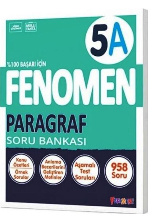 Fenomen Okul 5. Sınıf Paragraf Fenomen A Soru Bankası