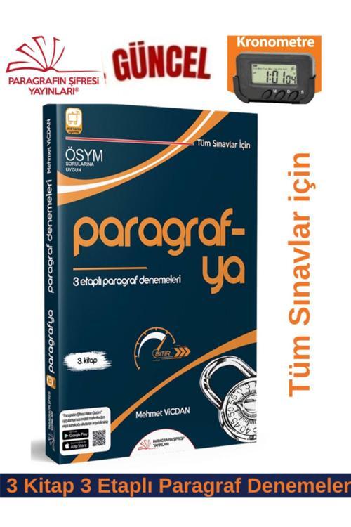 Paragrafın Şifresi Tüm Sınavlar Paragrafya 3 Etap Paragraf Denemesi+Kronometre(Mehmet Vicdan)