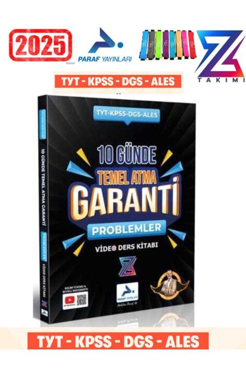 Paraf Yayın Z Takım Problemler 10 Günde Temel Atma Garanti Video Ders Kitabı+Kalemlik