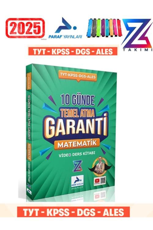 Paraf Yayın Z Takım Matematik 10 Günde Temel Atma Garanti Video Ders Kitabı+Kalemlik