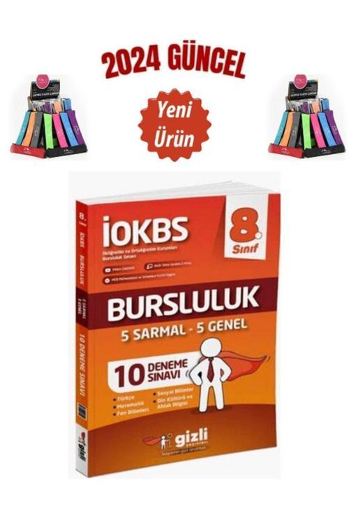 Güncel 2024 8.Sınıf İOKBS Bursluluk Sınavı 10 Deneme(5Sarmal-5 Genel)+Kalemlik