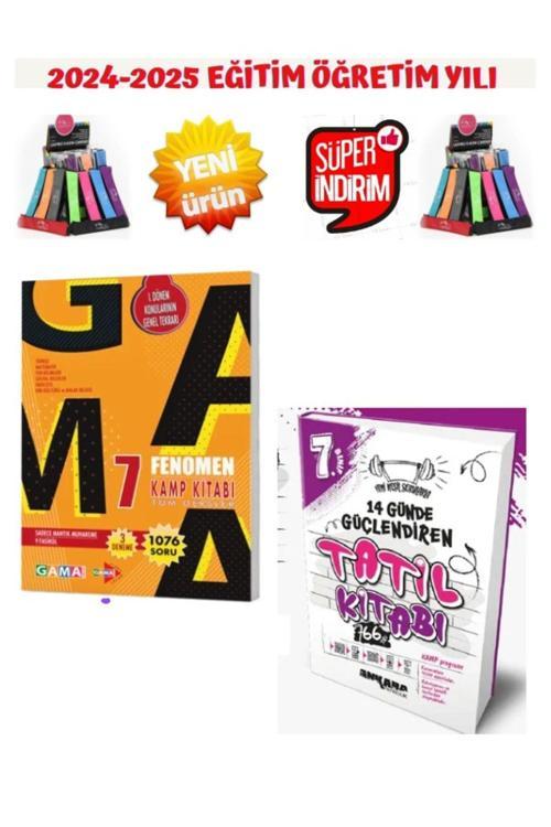 2025 7.Sınıf Tüm Ders Kamp Kitabı(1.Dönem)+Ankara Güçlendiren 7.Sınıf 1.dönem Tatil Kitabı