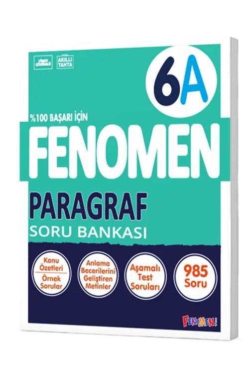 GÜNCEL FENOMEN 6.SINIF PARAGRAF SORU BANKASI (A)(KOLAY-ORTA SEVİYE)+KALEMLİK