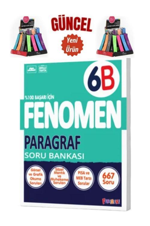 GÜNCEL FENOMEN 6.SINIF PARAGRAF SORU BANKASI (B)(ORTA-ZOR SEVİYE)+KALEMLİK
