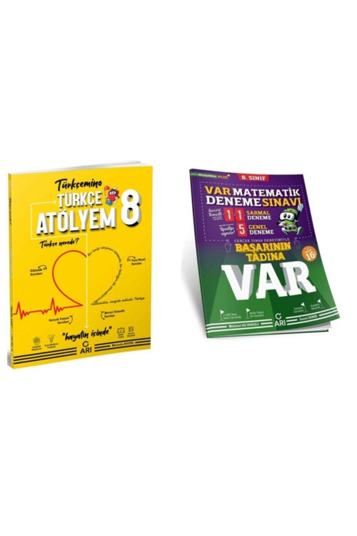 Arı Yayıncılık 8.Sınıf Türkçe Atölyem - Matematik Var Deneme