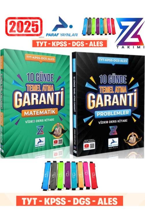 Orijinal Yayınları Paraf Yayın Z Takım Matematik-Problem 10 Günde Temel Atma Garanti Video Ders Kitabı+Kalemlik
