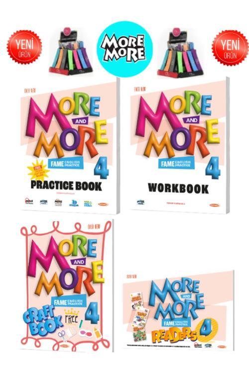 More&more 4 Practice Book Set(PRATİCEBOOK WORKBOOK CRAFTBOOK READERS) Kalemlik(YENİ)