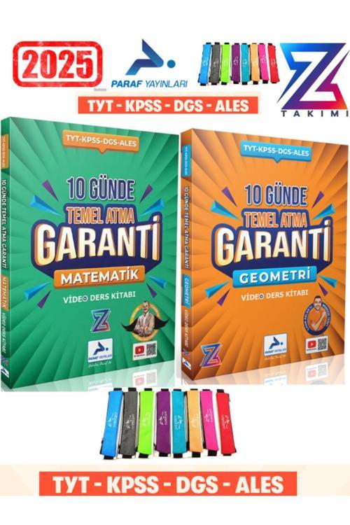 Paraf Yayın Z Takım Matematik-Goemetri 10 Günde Temel Atma Garanti Video Ders Kitabı+Kalemlik
