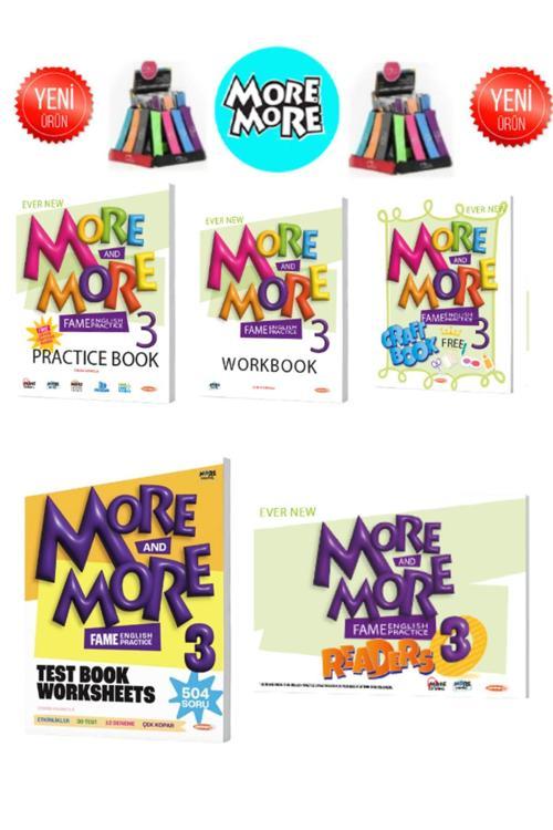 More&more 3 Practice Book Set(PRATİCEBOOK-SKİLLS BOOK-DICTIONARY-READERS-TESTBOOK)+KALEMLİK