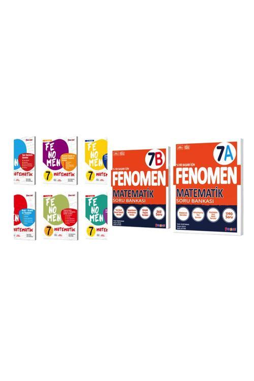 Fenomen Yayıncılık Fenomen 7 Matematik Fasikül Seti (1-2-3-4-5-6. Sayılar) +Fenomen 7. Sınıf Matematik A+B Soru Bankası