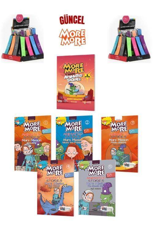More&More 5 Animated Stories–MARS MISSION(5.Sınıf 5 Kitap İngilizce Hikaye Kitabı)+Cambridg Kalemlik