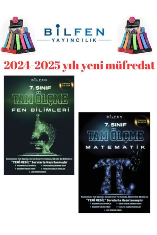 Güncel 7.Sınıf Tam Ölçme Matematik-Fen Bilimleri Soru Bankası Seti+Kalemlik