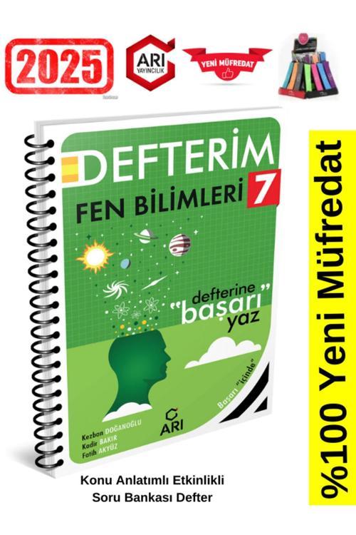Arı Yayınları 2025 7.Sınıf Fen Bilimleri Konu Anlatımlı Etkinlik Soru Bankası+Kalemlik