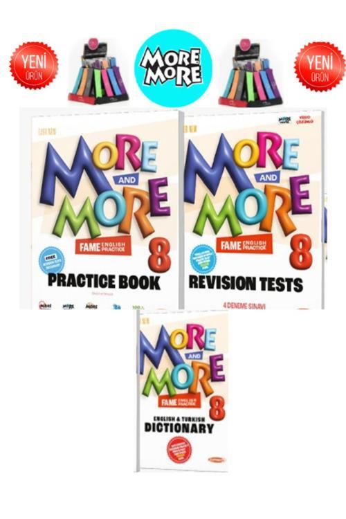 Güncel More And More 8.sınıf (PRACTİCE DİCTİONARY SKİLS BOOK) 3lü Set Cambridge Kalemlik(YENİ)