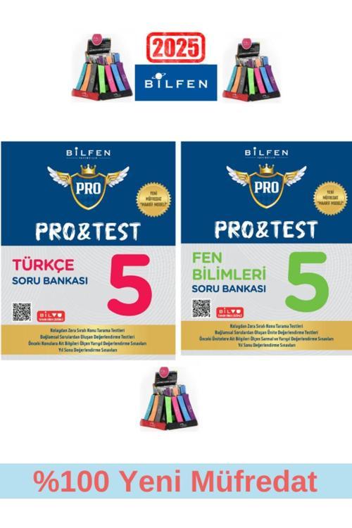 Güncel Protest 5.Sınıf %100 Yeni Müfredat Türkçe-Fen Soru Bankası Seti+Kalemlik