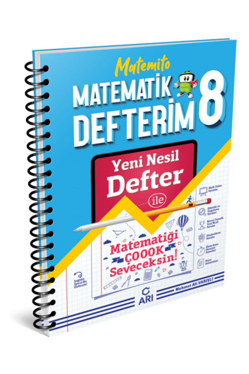 Arı Yayınları 8 Sınıf Matematik Defteri Matemito Yeni Nesil Defter 2024