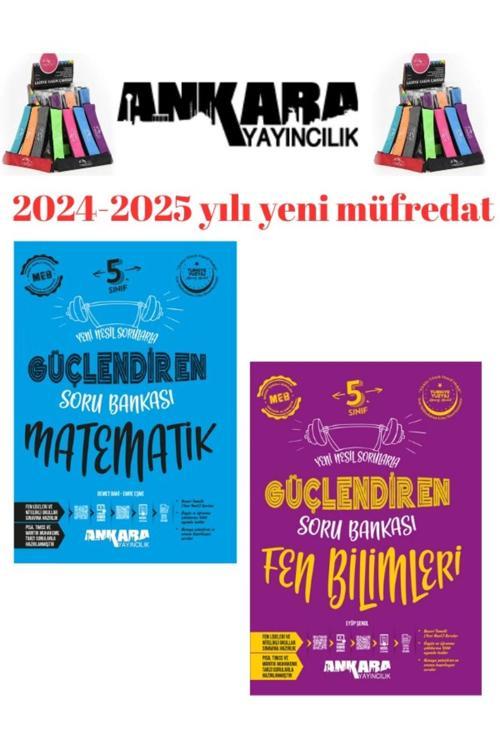 2025 5.Sınıf Matematik-Fen Bilimleri- %100 Yeni Müfredat Soru Bankası+Kalemlik