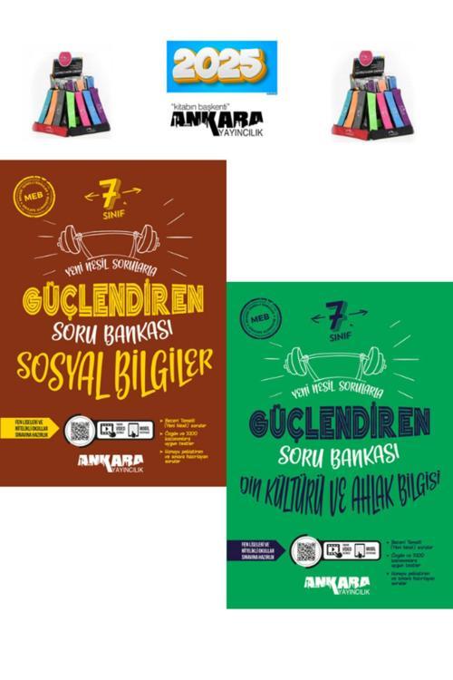 Güncel 7.Sınıf Sosyal-Din(2Kitap)Soru Bankası Seti+ Kalemlik