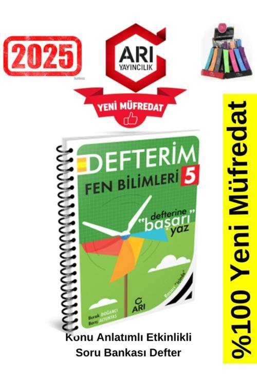 Arı Yayınları 2025 5.Sınıf Fenito Fen Konu Anlatımlı Etkinlik Defter+Kalemlik