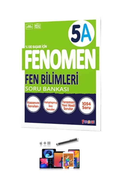 2025 Güncel 5.sınıf Fen Bilimleri 5a (1054 YENİ NESİL SORU)soru Bankası Dokunmatik Kalem