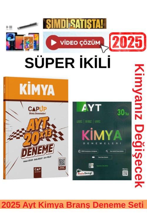 Çap Ayt Kimya 20x13 Branş Deneme +Kafa Dengi Ayt Kimya 30 Branş Deneme Seti+Kalem