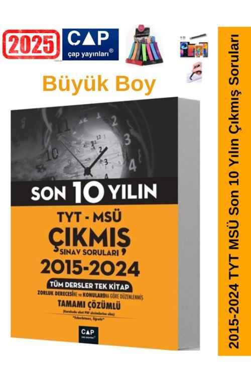 Çap TYT MSÜ Son 10 Yılın Çıkmış Soruları+Android Kalem
