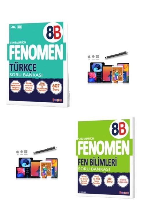 2025 Kurmay 8.sınıf Fen Bilimleri-türkçe 8b-8b(607 SORU-512 SORU) Soru Bankası Seti Kalem