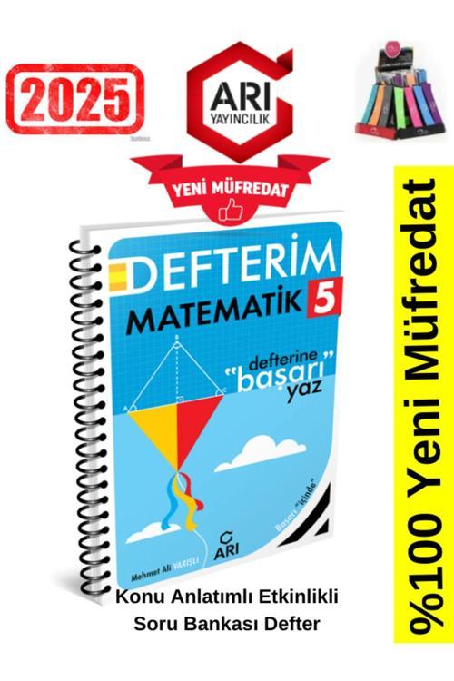 Arı Yayınları 2025 5.Sınıf Matemito Matematik  Konu Anlatımlı Etkinlik Defter+Kalemlik