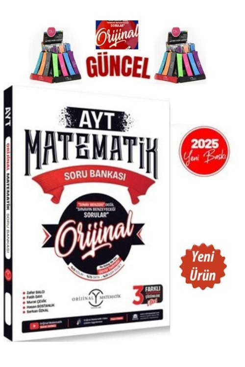 Orijinal Yayınları Güncel 2024-2025 Yeni Ürün Ayt Matematik Video Çözümlü Soru Bankası+Kalemlik