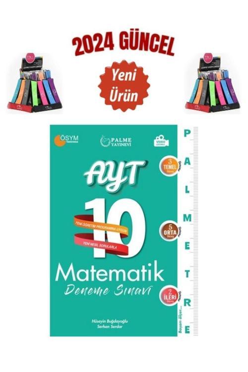 Güncel Palme Yayıntre Yks Ayt Matematik 10 Deneme Video Çözümlü+Kalemlik